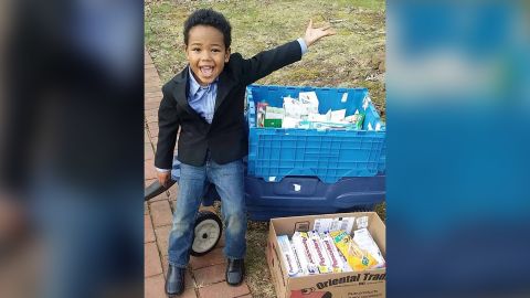 Tyler has made nearly 3,000 hero bags over four years.