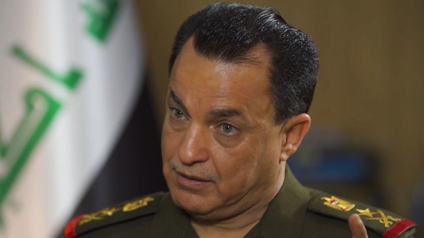 A screenshot of Lt. Gen. Saad Al-Allaq, head of Iraqi Military Intelligence. 