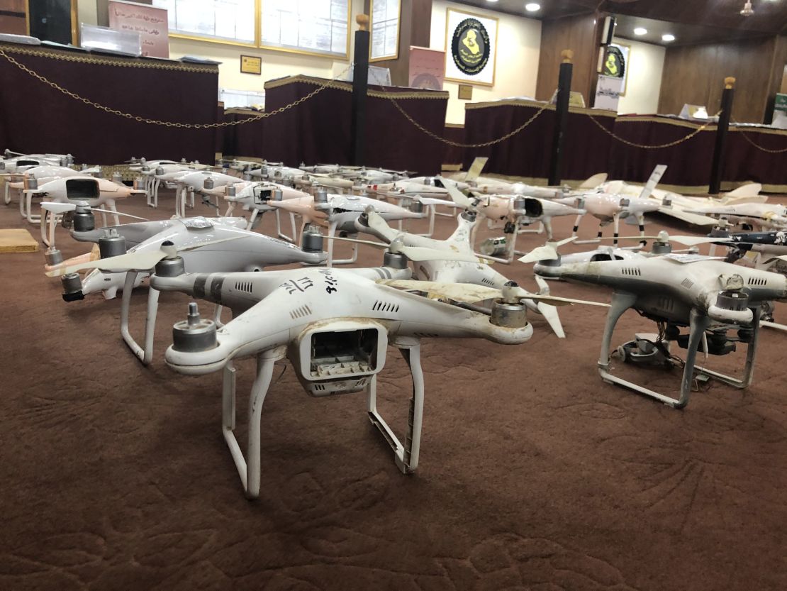 ISIS made its own fleets of drones to use in attacks.