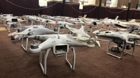 ISIS made its own fleets of drones to use in attacks.