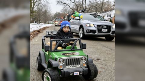 Even Nash's brother was part of the parade. 