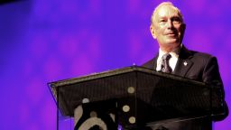 Michael Bloomberg Speaks At Predominantly Black Church In Brooklyn, New York 11/17