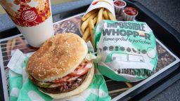 Burger King introduced the Impossible Whopper earlier this year as a meatless burger option