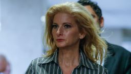 Summer Zervos, a former contestant on "The Apprentice" arrives with lawyer Gloria Allred at the New York County Criminal Court on December 5, 2017, in New York. Zervos is accusing former presidential candidate Donald Trump of sexually harassing her during her stint on "The Apprentice" in 2007.   / AFP PHOTO / KENA BETANCUR        (Photo credit should read KENA BETANCUR/AFP via Getty Images)