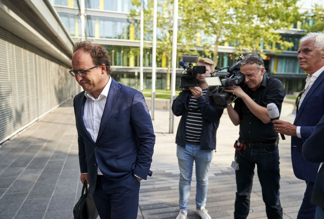 Dutch Minister of Social Affairs and Employment Wouter Koolmees, left, was pressured to loosen requirements on pension funds in the face of looming cuts.