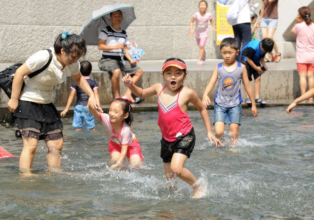 The Cheonggyecheon Restoration Project in Seoul, South Korea, saw an elevated highway demolished and replaced with a stream that has become a popular attraction. 