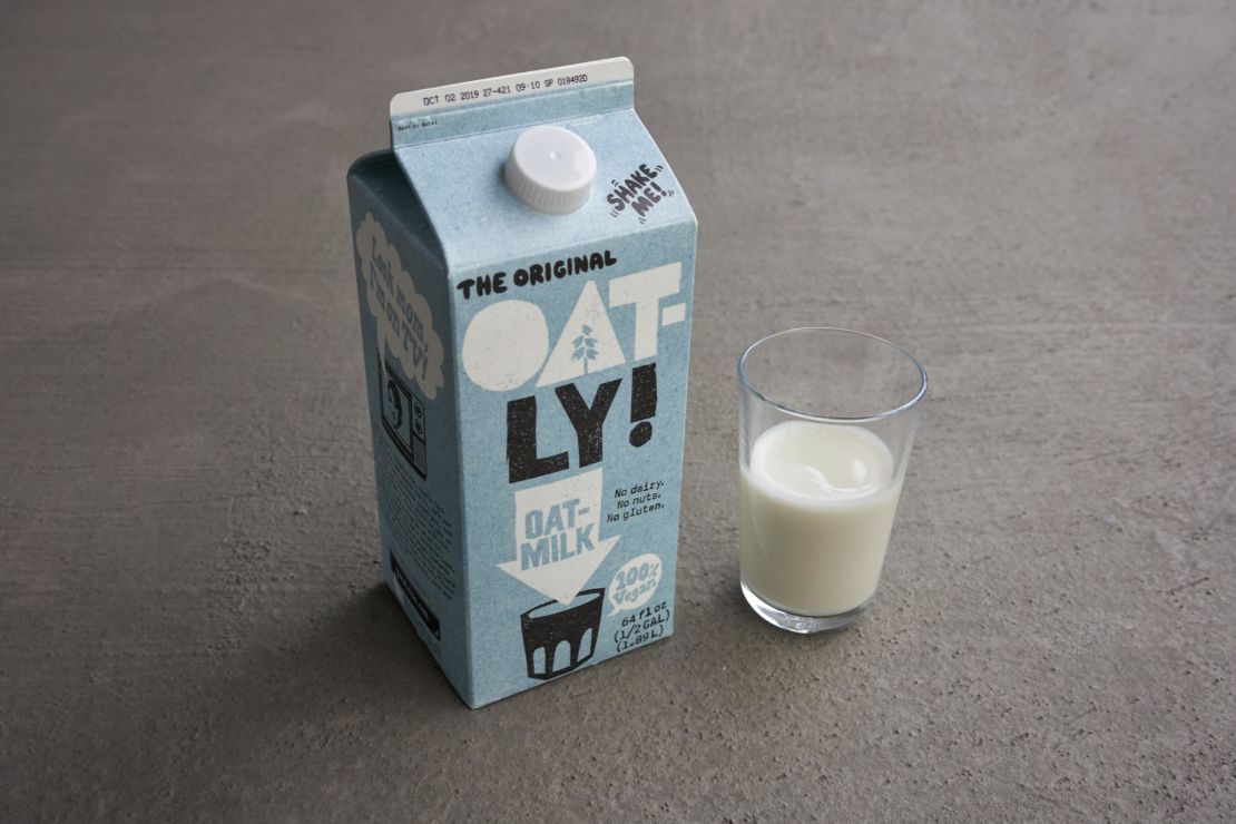 Sales of oat milk have been skyrocketing. 
