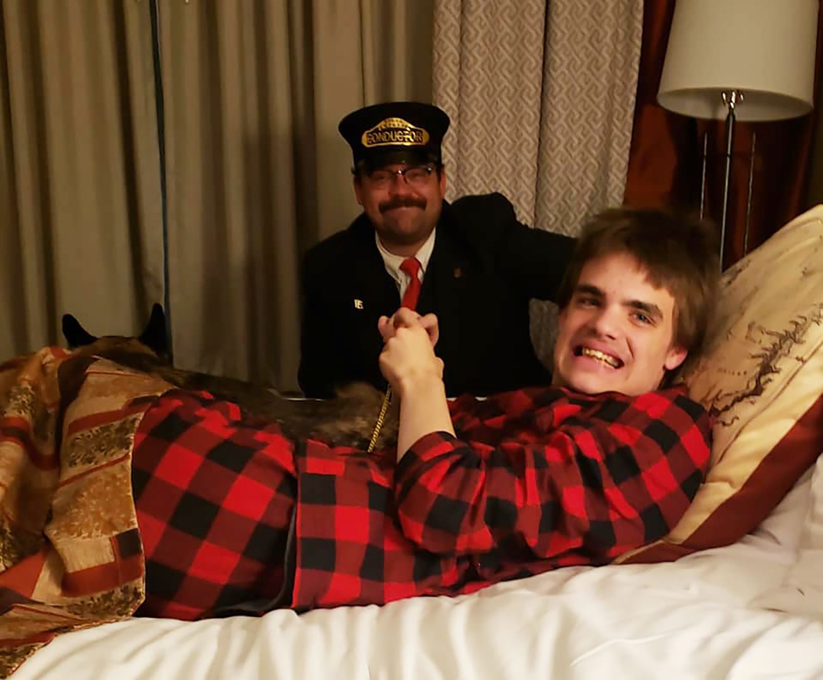 A teen with autism had a magical 'Polar Express' experience, even though he  was too excited to ride the train