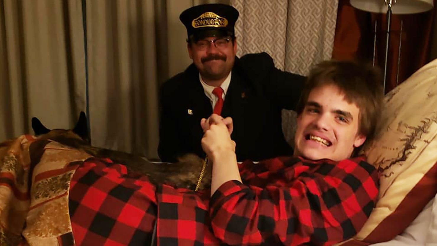 A teen with autism had a magical 'Polar Express' experience, even