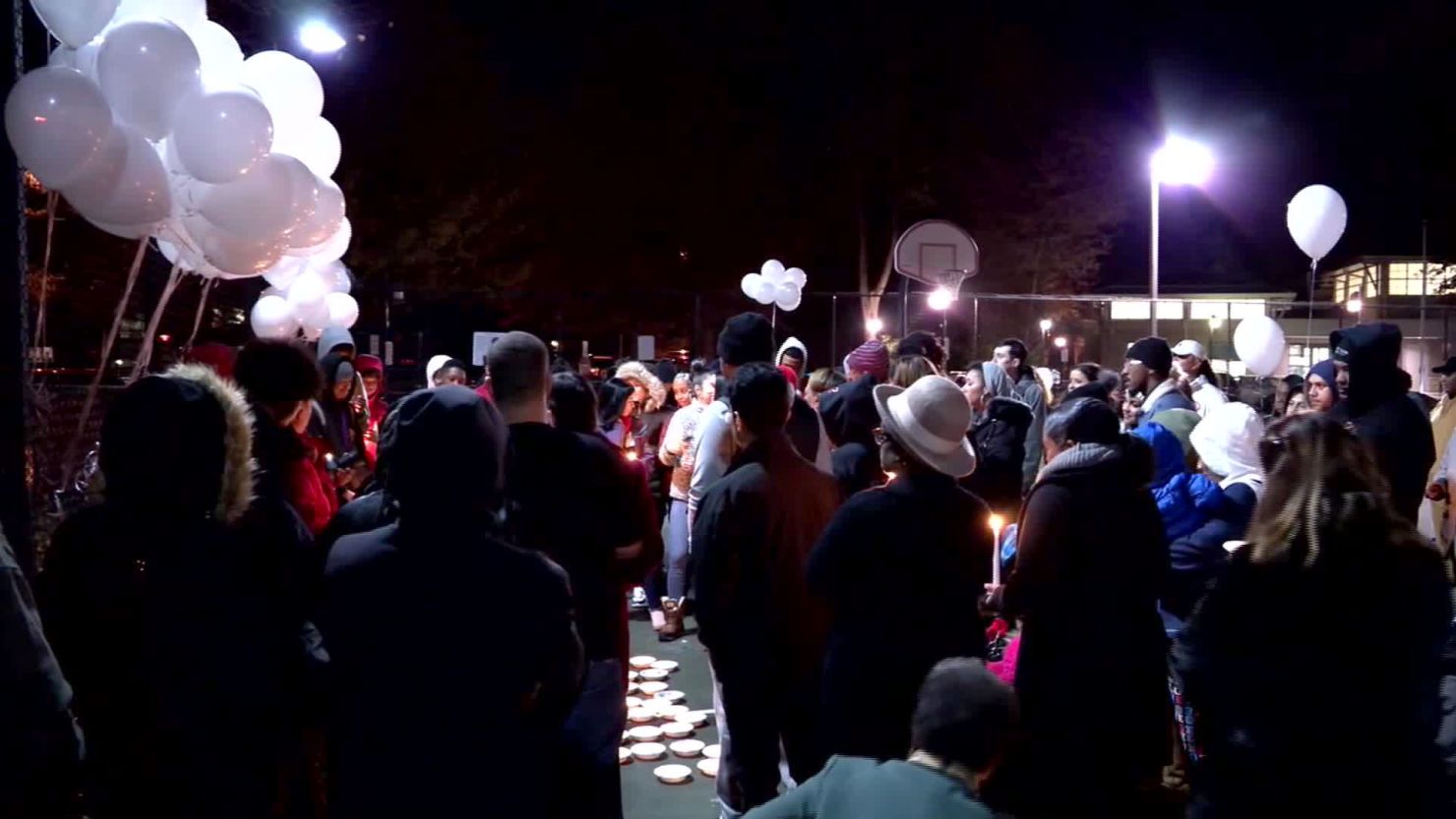 A candlelight vigil was held for Julia E. Crabbe, who suffered an apparent overdose. 