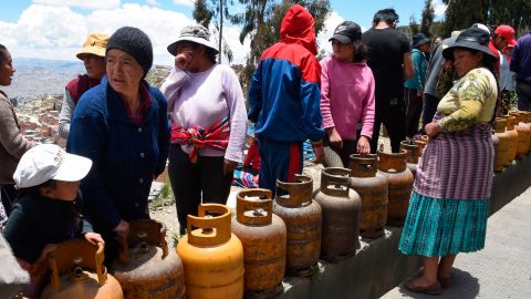 La Paz citizens are nervous about the looming shortages. 