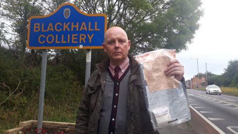 Police have solved the mysterious case of case of cash being left in a UK village.