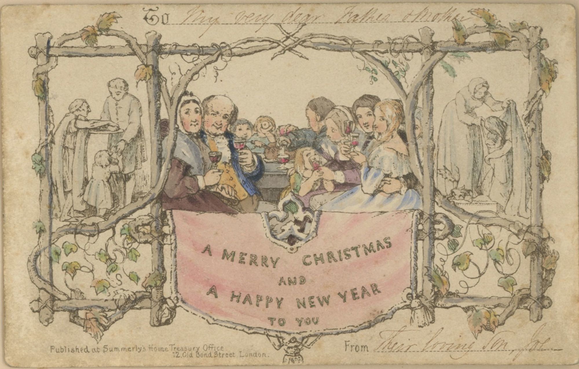 02 first printed christmas card