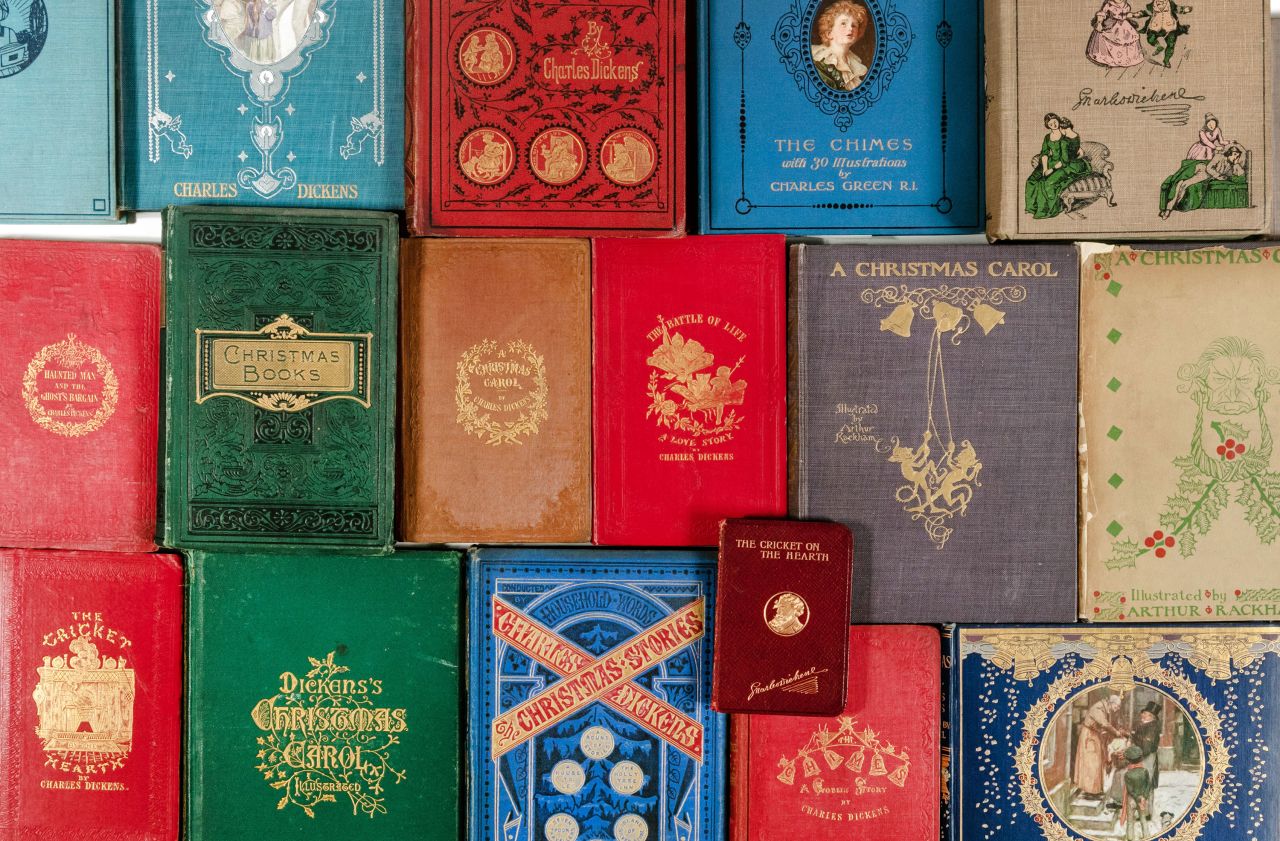 Dickens wrote a string of Christmas books.
