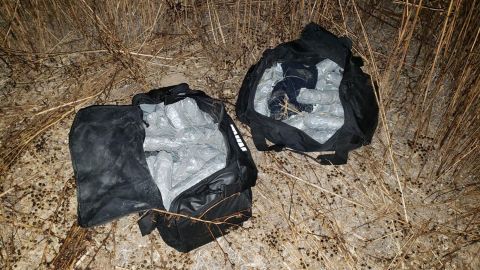 CBP says the teenager was found with 55.84 pounds of methamphetamine. 