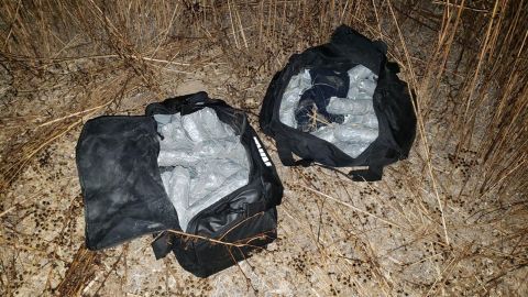 CBP says the teenager was found with 55.84 pounds of methamphetamine.