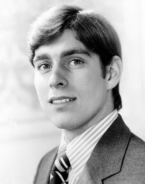 Prince Andrew is photographed on his 18th birthday in 1978.
