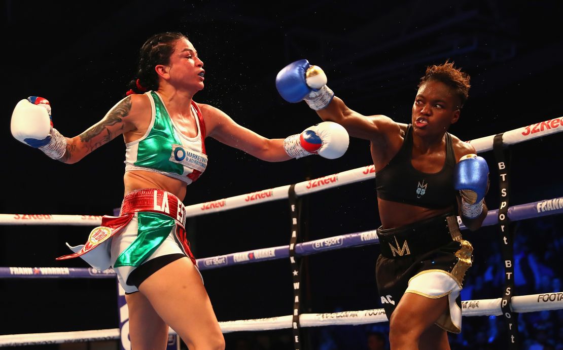 Nicola Adams turned professional in 2017 and went on to become WBO world flyweight champion.