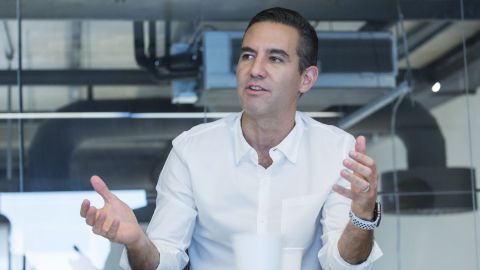 David Velez cofounded Nubank to offer financial services to Brazilians who had never had a bank account before. Now, his company is one of Latin America's fastest growing startups. (Rodrigo Capote/Bloomberg via Getty Images)