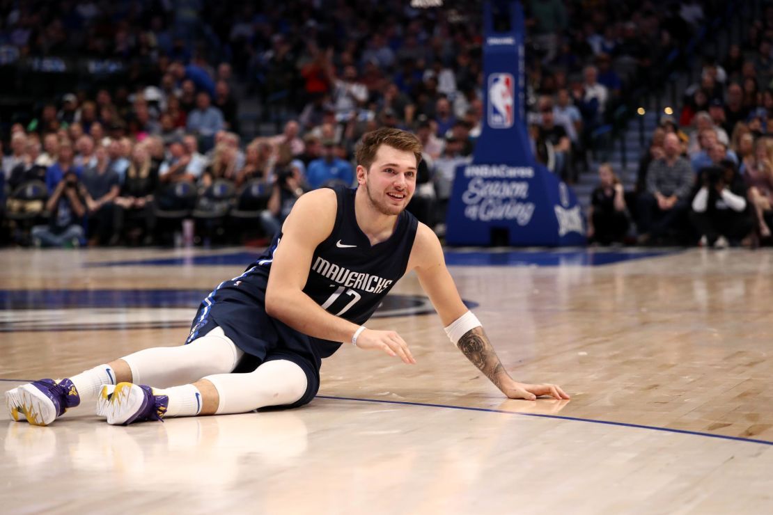 Dallas Mavericks star Luka Doncic played a big part in the humiliating defeat for the Golden State Warriors -- scoring 35 points alone.  