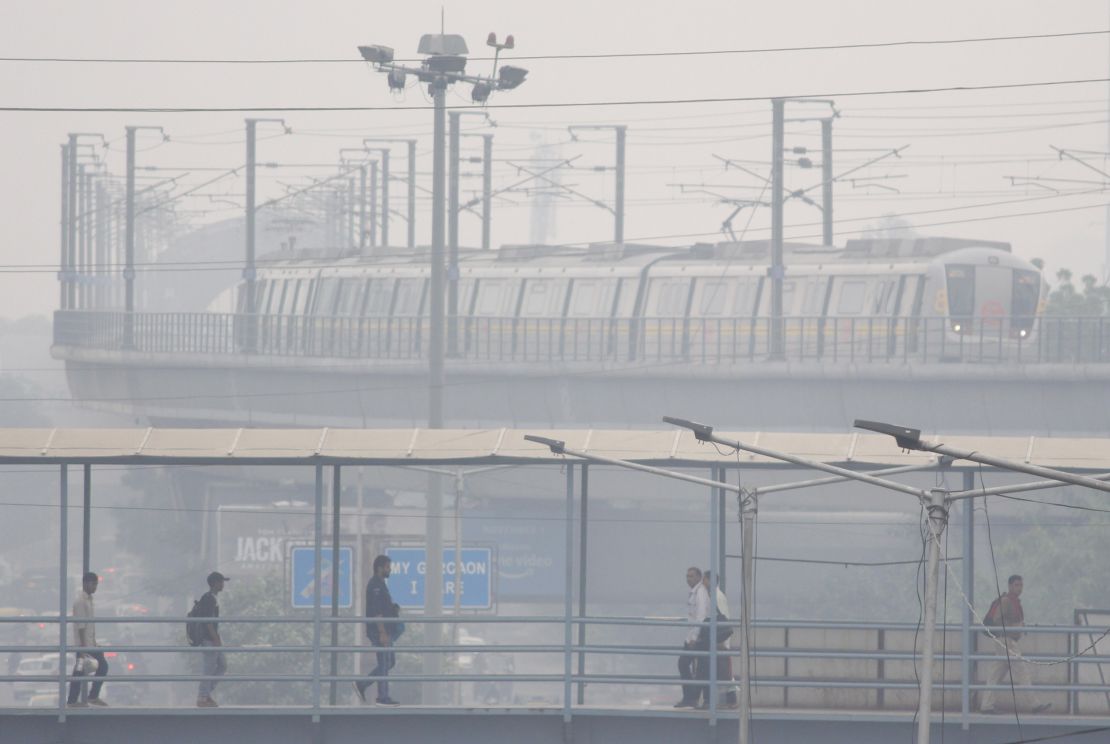 Gurgaon is consistently ranked among the world's most polluted cities, and the crisis appears to be getting worse. (Chandan Khanna/AFP/Getty Images)