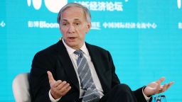 Ray Dalio, founder of Bridgewater Associates LP, speaks during a panel discussion at the Bloomberg New Economy Forum in Beijing, China, on Thursday, Nov. 21, 2019. The New Economy Forum, organized by Bloomberg Media Group, a division of Bloomberg LP, aims to bring together leaders from public and private sectors to find solutions to the world's greatest challenges. Photographer: Takaaki Iwabu/Bloomberg via Getty Images