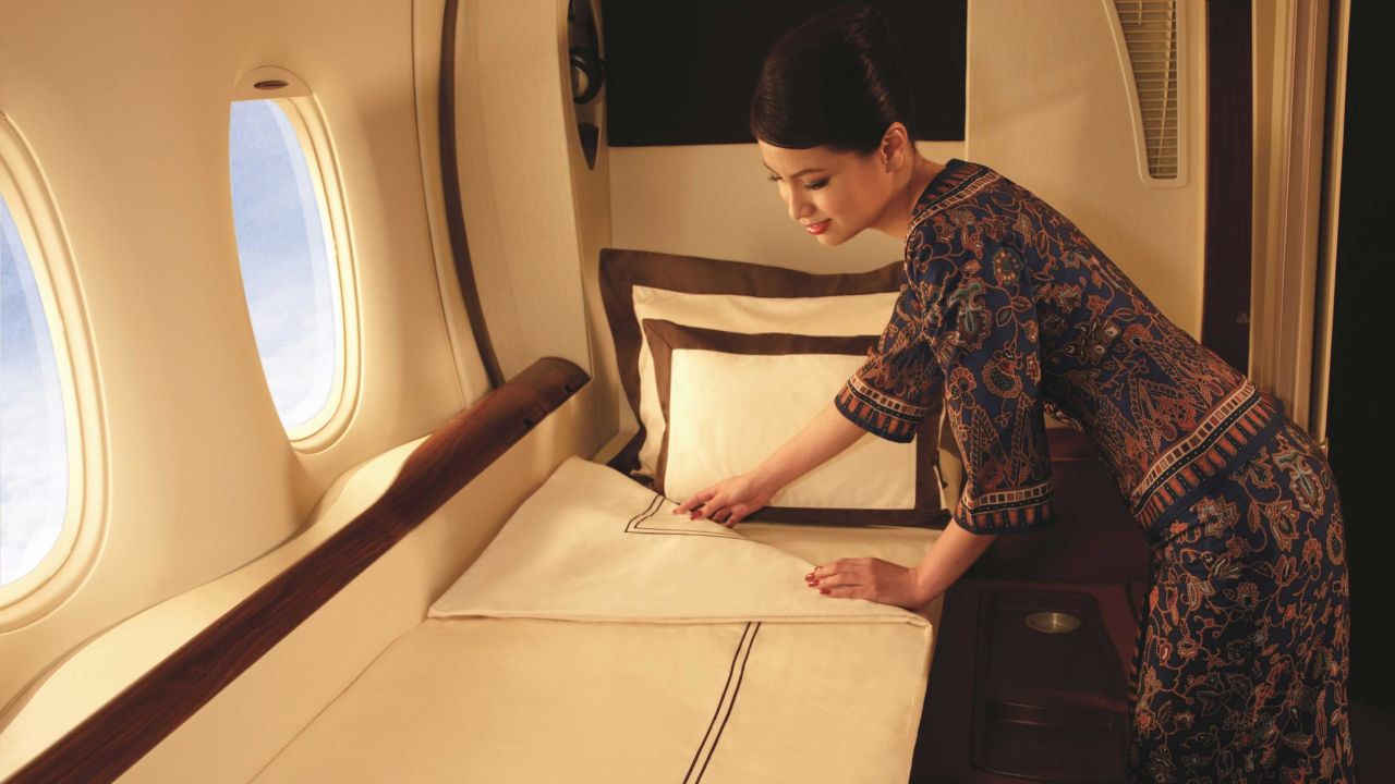 Singapore Airlines was awarded for its First Class offering.