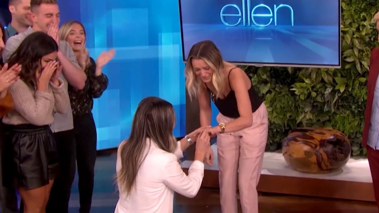 Ellen surprises same-sex couple after viral tweet