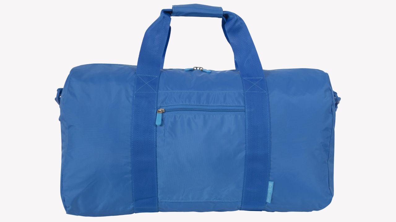 Great for travelers -- the exapandable duffel.