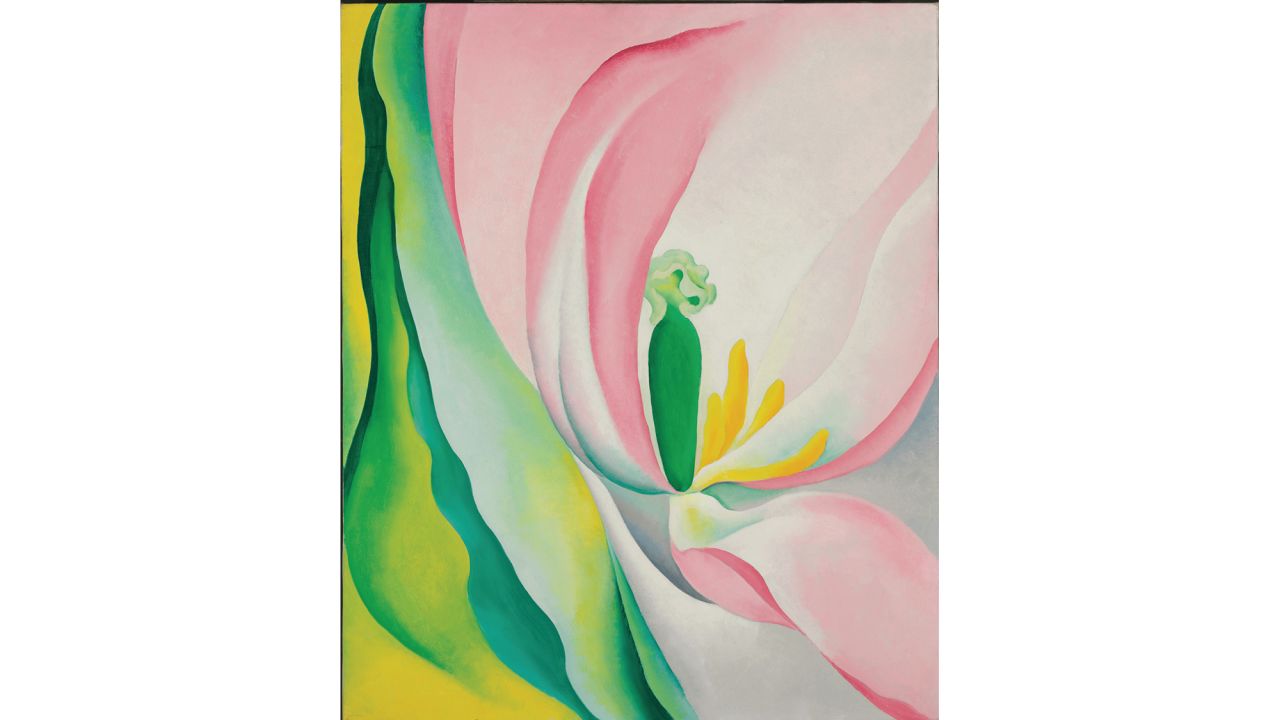 "Pink Tulip" (1926) by Georgia O'Keeffe.