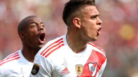 Rafael Santos Borre scored in the first half to give River the lead.