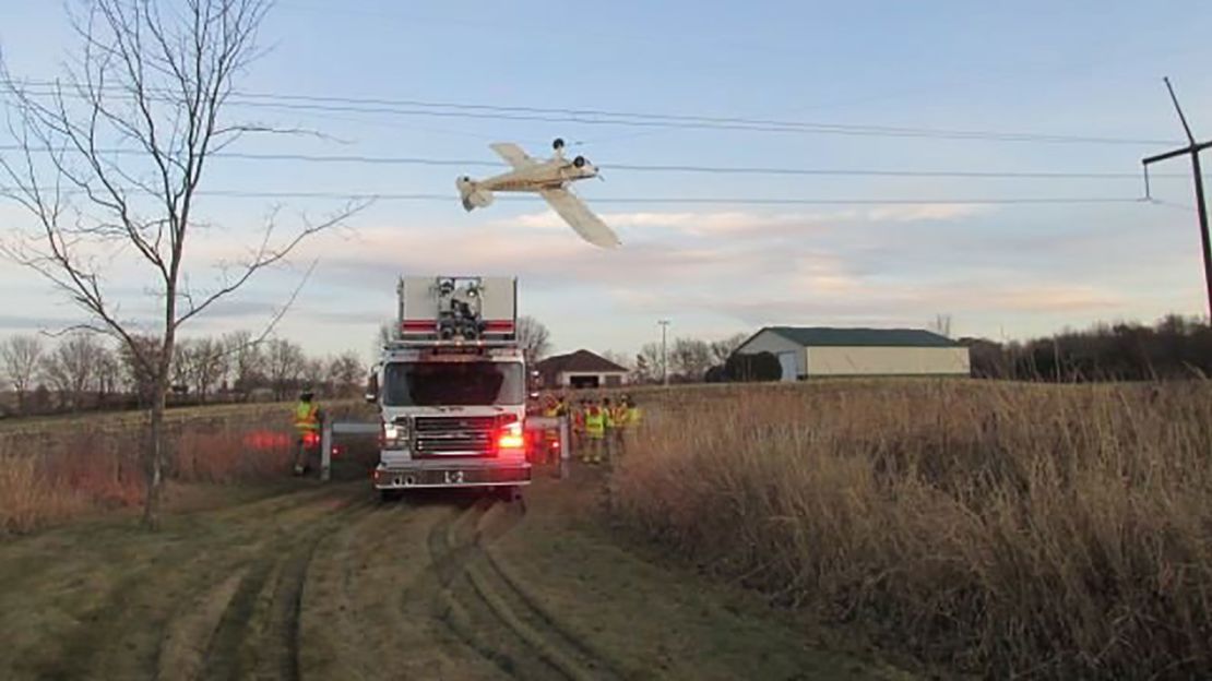 Minnesota plane crashes into power lines and gets entangled CNN