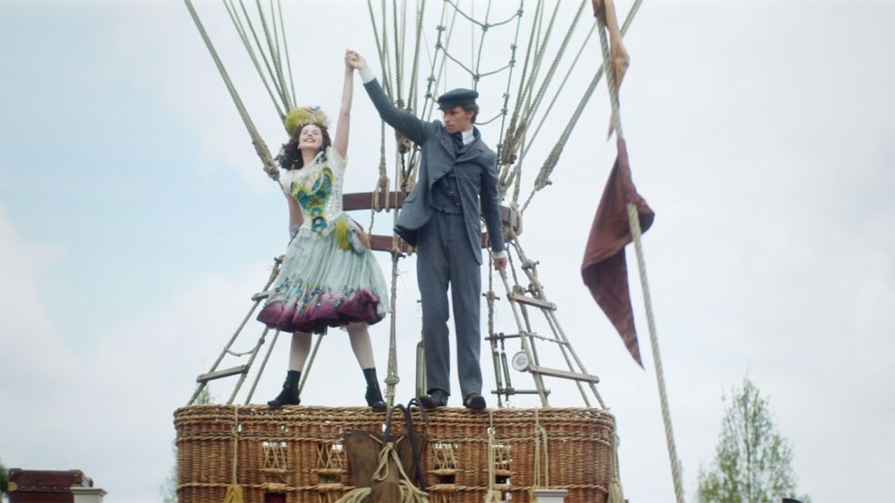 <strong>"The Aeronauts"</strong>:  In 1862, daredevil balloon pilot Amelia Wren (Felicity Jones) teams up with pioneering meteorologist James Glaisher (Eddie Redmayne) to advance human knowledge of the weather and fly higher than anyone in history. While breaking records and furthering scientific discovery, their voyage to the very edge of existence helps the unlikely pair find their place in the world they have left far below them. <strong>(Amazon Prime) </strong>