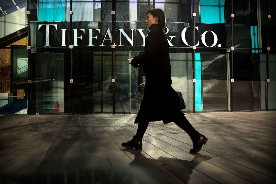 A Tiffany & Co. store at a shopping mall in Beijing. The iconic jeweler said Monday it is being acquired by Louis Vuitton's owner.