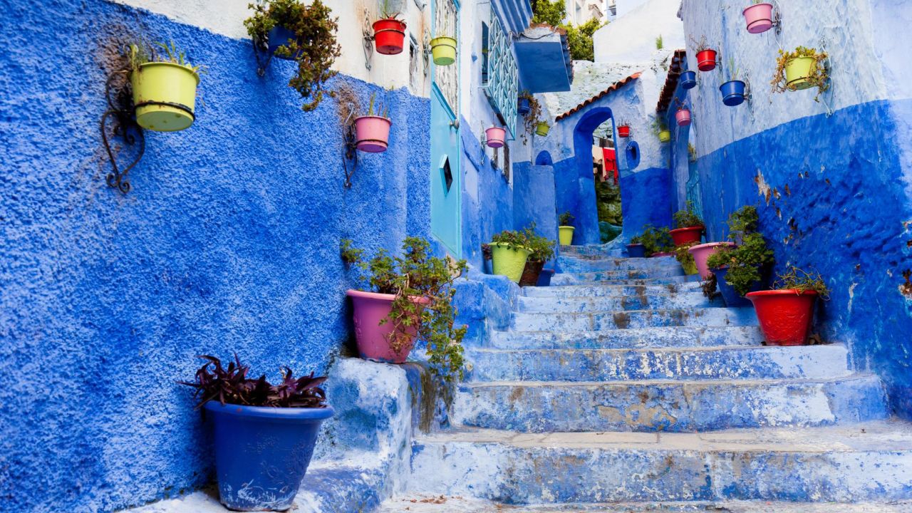 <strong>Chefchaouen, Morocco: </strong>Theories vary as to why the alleyways of Chefchaouen are painted blue, but these narrow thoroughfares are a photographers' paradise.