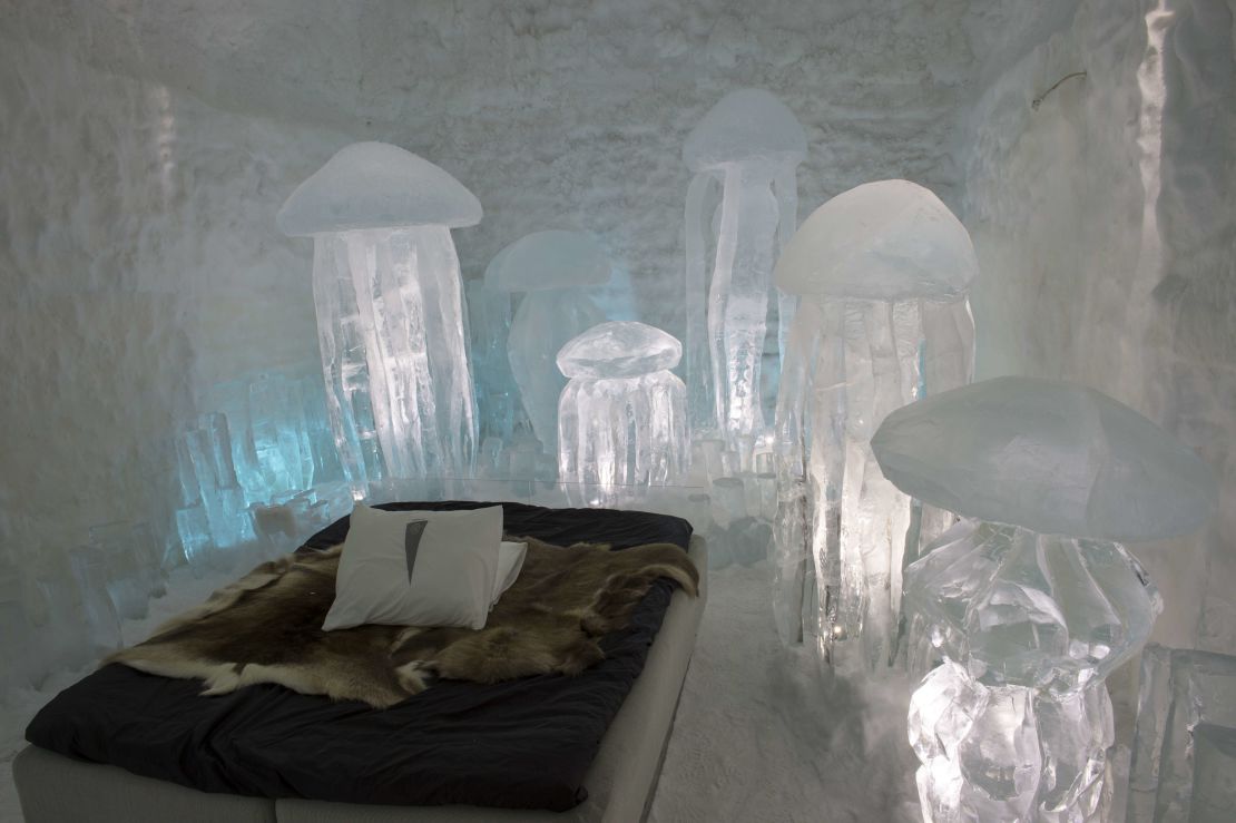 Get your winter outside and inside at the ICEHOTEL in Sweden.