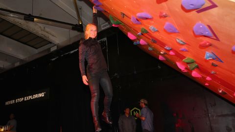 Rock climber Emily Harrington attends The North Face event celebrating the company's 50th anniversary.