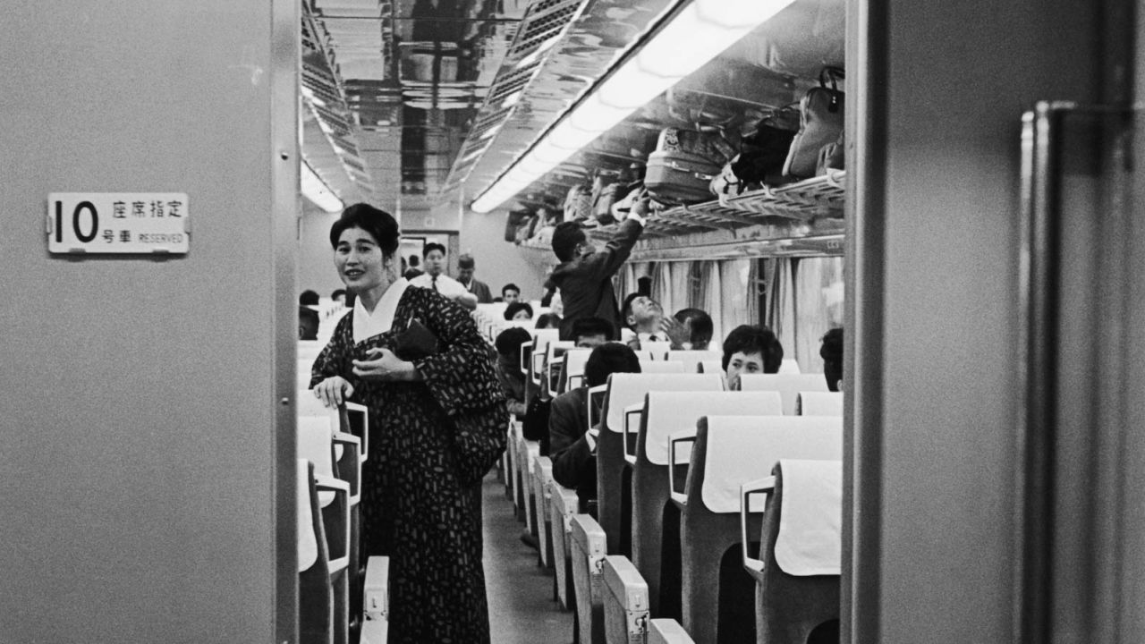 The first Shinkansen trains were introduced just after Japan hosted the 1964 Olympic Games. 