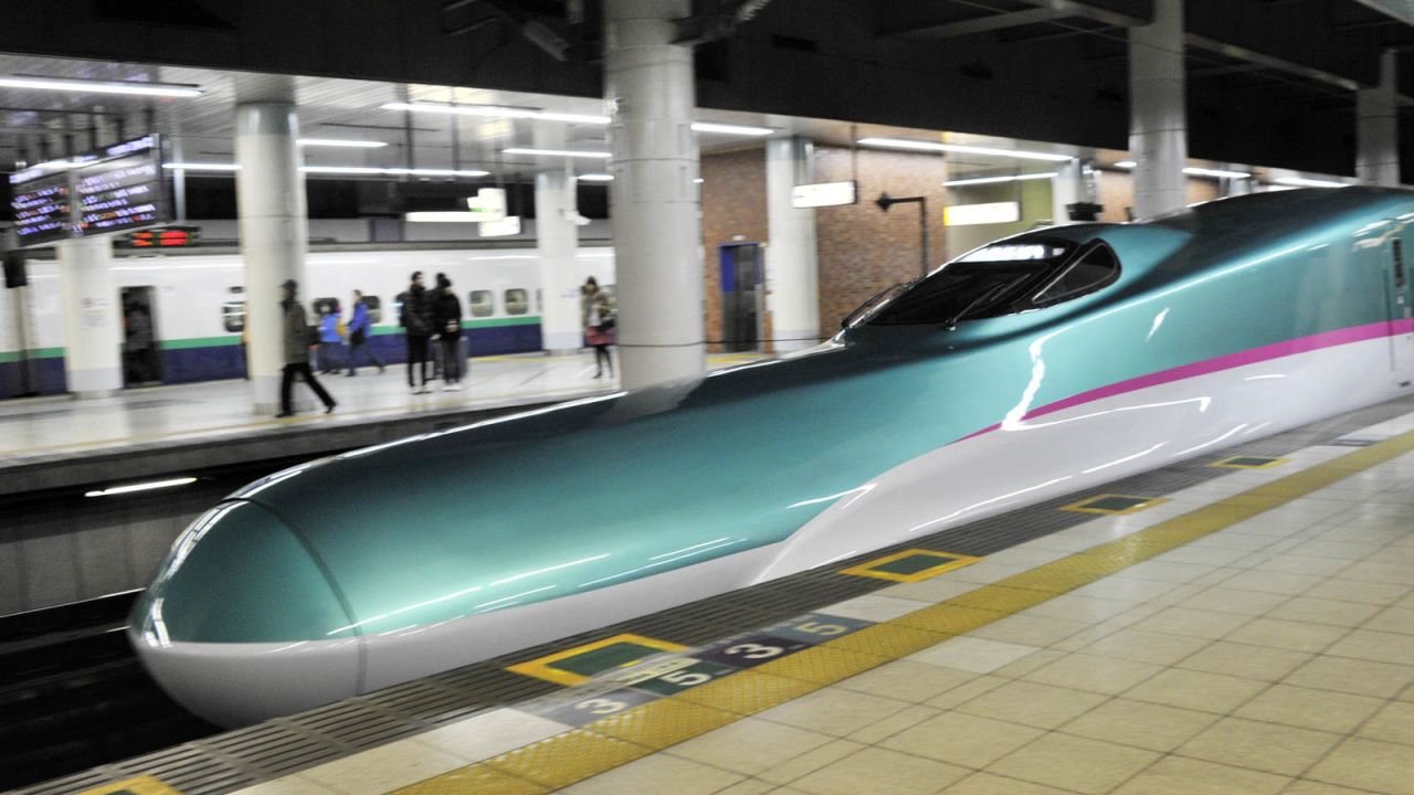 <strong>Fast train: </strong>Japan's distinctive Shinkansen "bullet trains" have been plying the country's high-speed railways since 1964. 