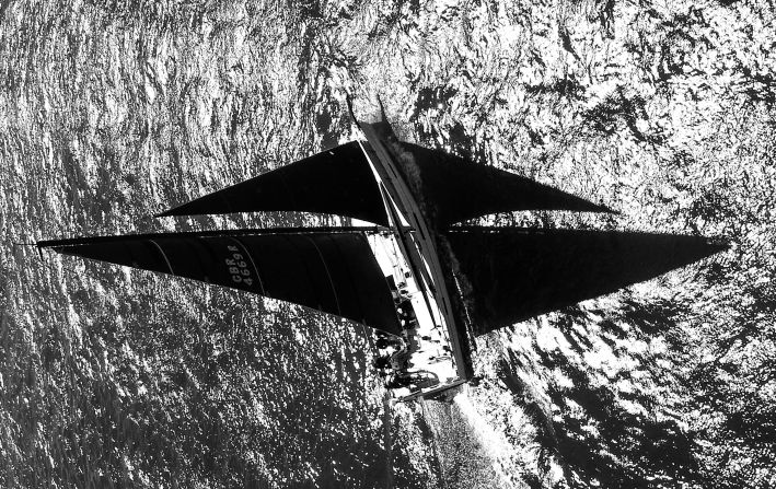 <strong> 6. Bo Wang.  </strong>The Pata Negra yacht is snapped by the Chinese photographer under the midday sun on the Solent off southern England during training for the famous Fastnet Race. 