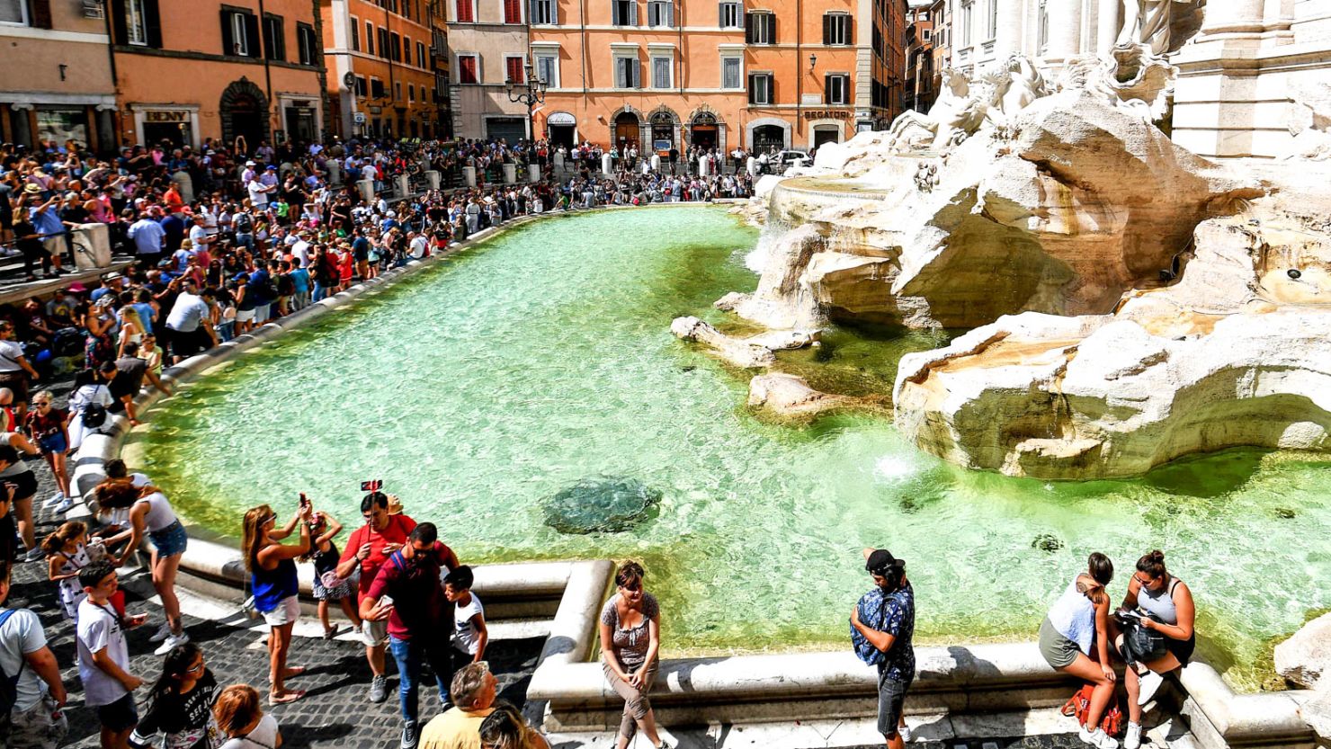 The Trevi Fountain is one of Rome's most popular attractions.