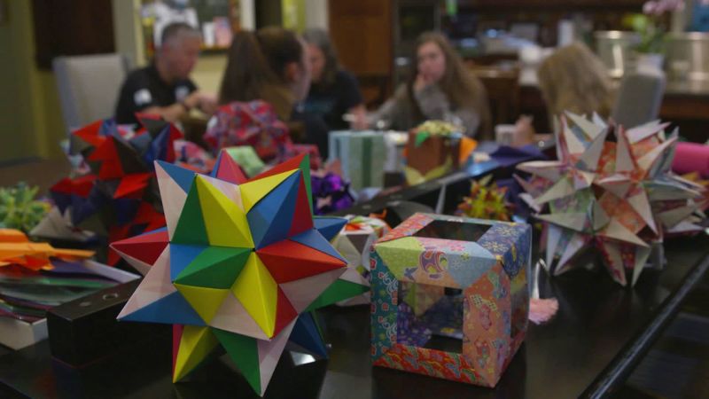 Teen sisters turn origami into a way to fund clean water projects