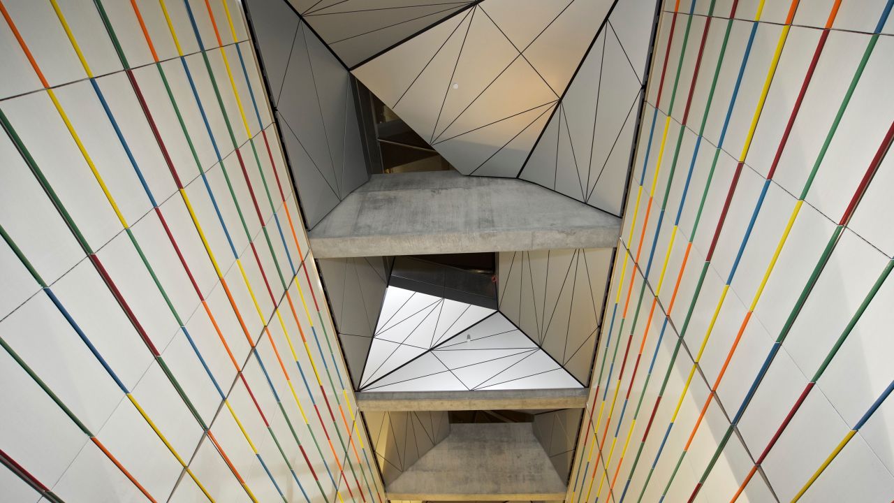 Glass and light are key design elements, and stations were designed to integrate with their surroundings.