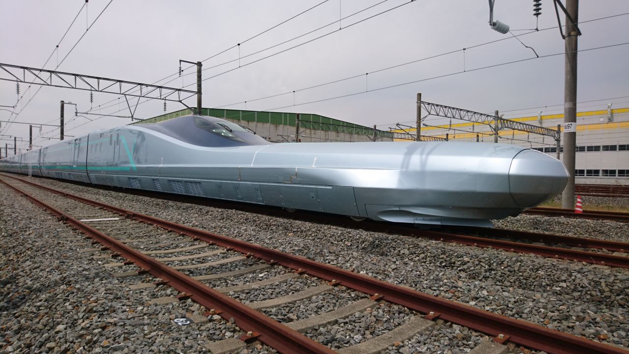 Japan's experimental ALFA-X train. 