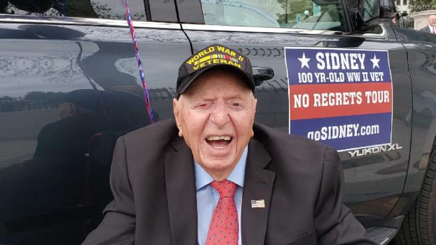WWII veteran 100 year old No Regrets Tour Sidney Walton