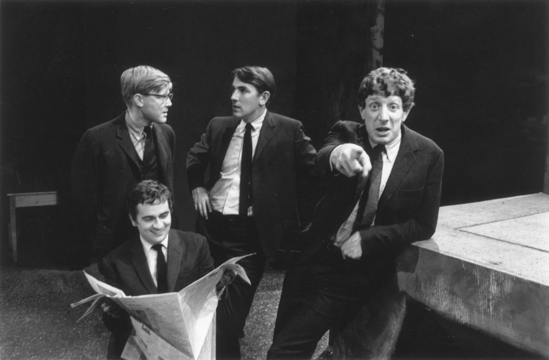 Jonathan Miller (right) wrote and performed in "Beyond the Fringe" with Alan Bennett, Peter Cook and Dudley Moore.