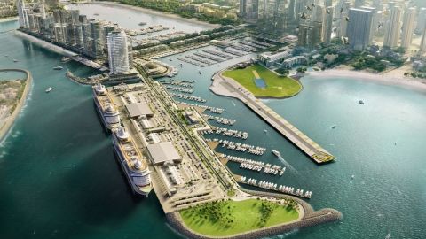 Dubai Harbour cruise terminal