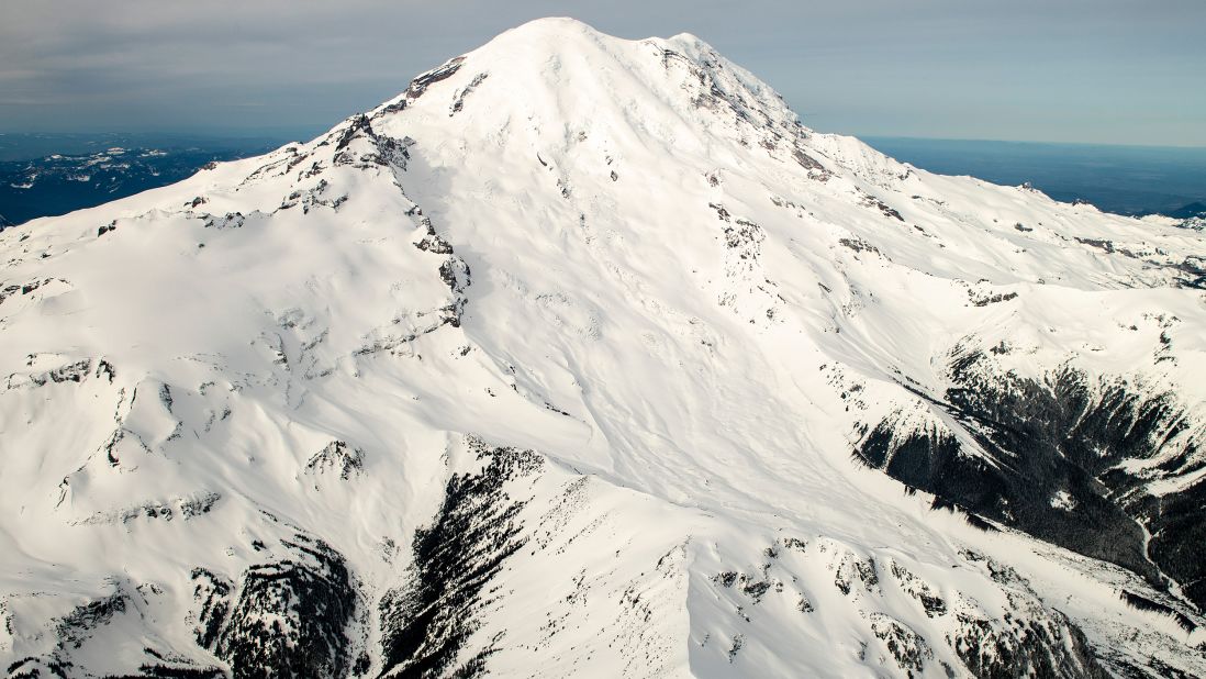 <strong>Impressive enough:</strong> Mount Rainier in Washington state remains one of the most popular rites of passage for alpinists with even higher Alaskan, Andean or Himalayan sights.