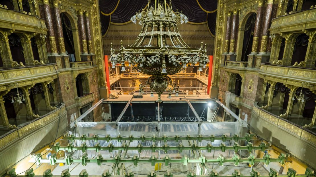 Newly-released images reveal the full extent of the substantial Hungarian State Opera House renovation project.