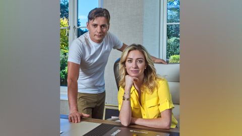 Wolfe Herd is taking over the CEO seat of Bumble's parent company MagicLab after former owner Andrey Andreev (left) was accused of racism and sexism. An internal investigation is ongoing. (MagicLab Press Kit)